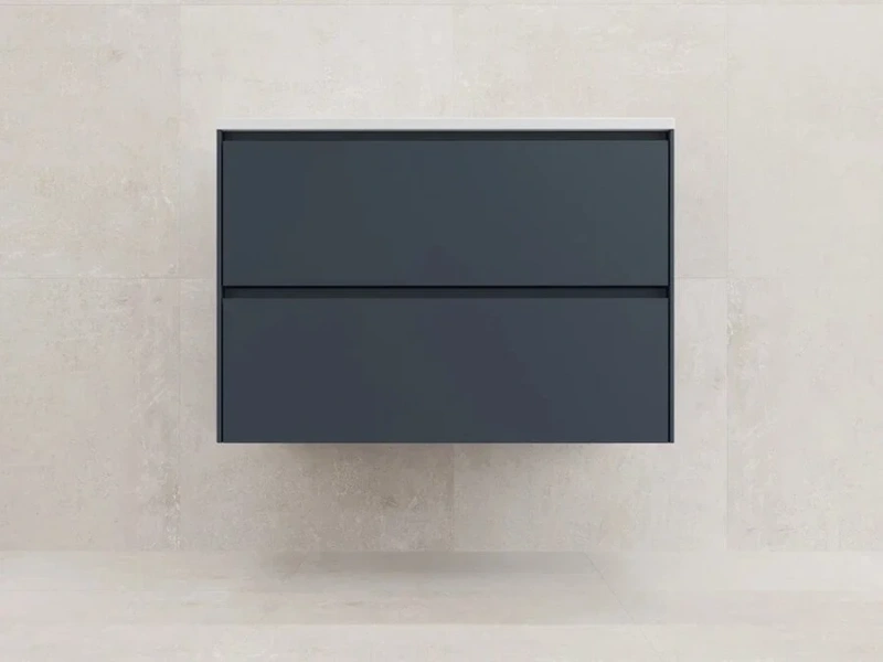 Тумба под раковину подвесная Style Line Лима 80 см графит - фото 1