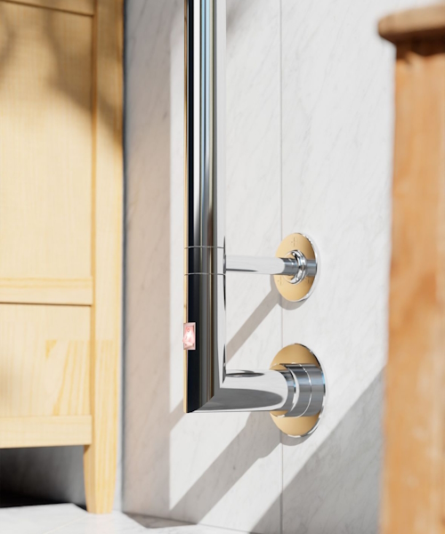 Полотенцесушитель электрический Margaroli Arcobaleno 167 см сатин - фото 3