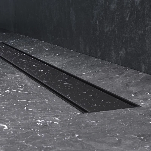 Душевой лоток Am.Pm PrimeFlow 80 см черный матовый, с сухим затвором, с мокрым затвором - фото 6