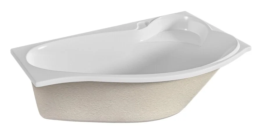 Ванна акриловая Marka One Gracia 170 x 100 см, белый, левая/правая, белые - фото 7