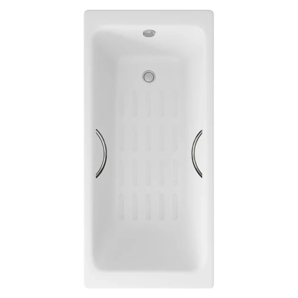 Ванна чугунная Delice Parallel 180x80 с ручками, прямоугольные - фото 5