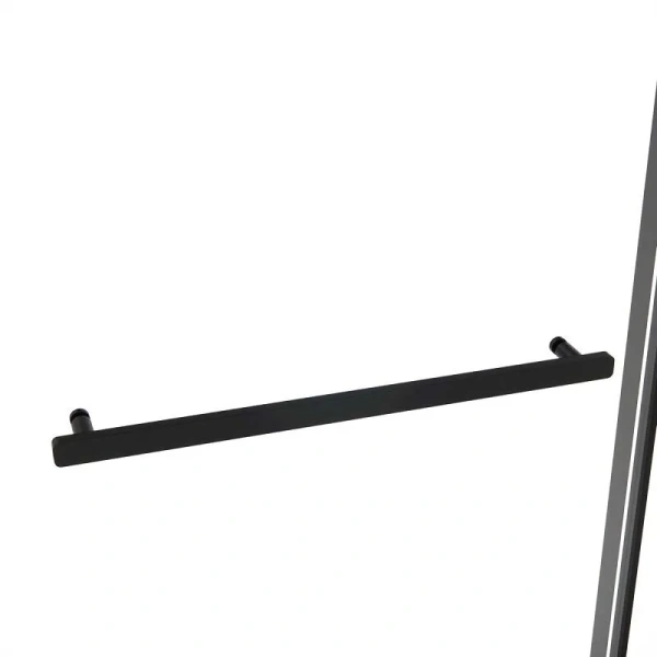 Душевой уголок Vincea Slim Soft 140х100 см профиль черный, стеклянные, угловые, без поддона - фото 5
