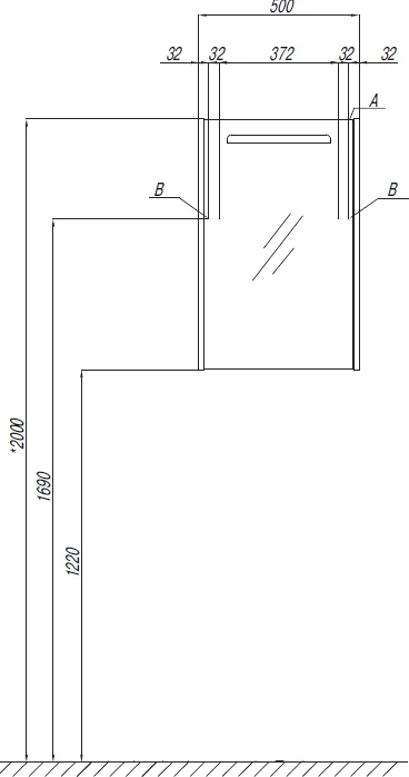 Зеркальный шкаф с подсветкой Акватон Сильва 50 см дуб макиато, навесные - фото 5