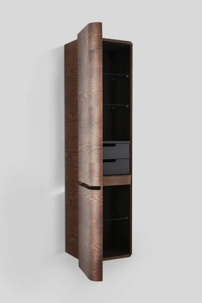 Шкаф-пенал подвесной Am.Pm Sensation 40 см левый орех index_1 - фото 9