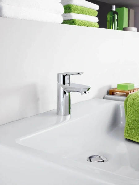 Смеситель для раковины Grohe BauEdge однорычажный - фото 4