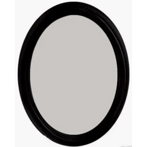 Зеркало Simas Lante 62 см черное глянцевое - фото 1
