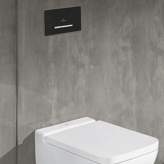 Клавиша смыва Villeroy & Boch ViConnect цвет черный матовый, пластиковые - фото 4