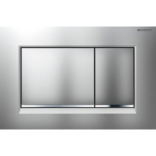 Клавиша смыва Geberit Sigma 30 хром матовый не оставляет отпечатки - фото 4
