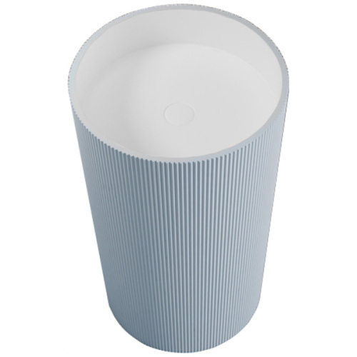 Раковина напольная Abber Stein 50 см голубая - фото 1