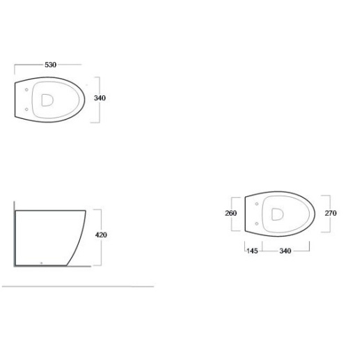 Схема, без бачка, со скрытым бачком - фото 3