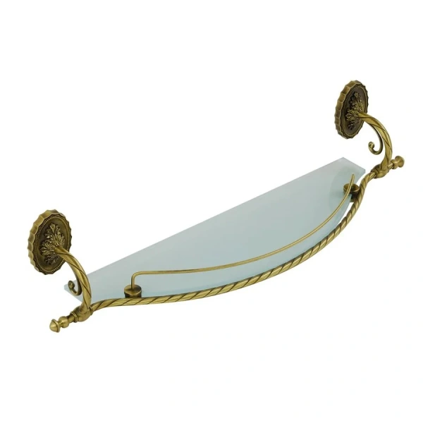 Полочка для ванной Migliore Edera 16 с ограничителем по переднему краю