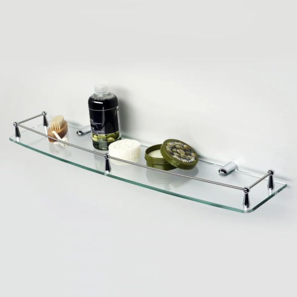 Полочка для ванной WasserKRAFT стеклянная - фото 2