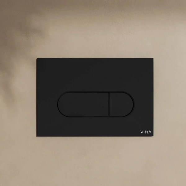 Клавиша смыва VitrA Root Round черная матовая, механические - фото 6