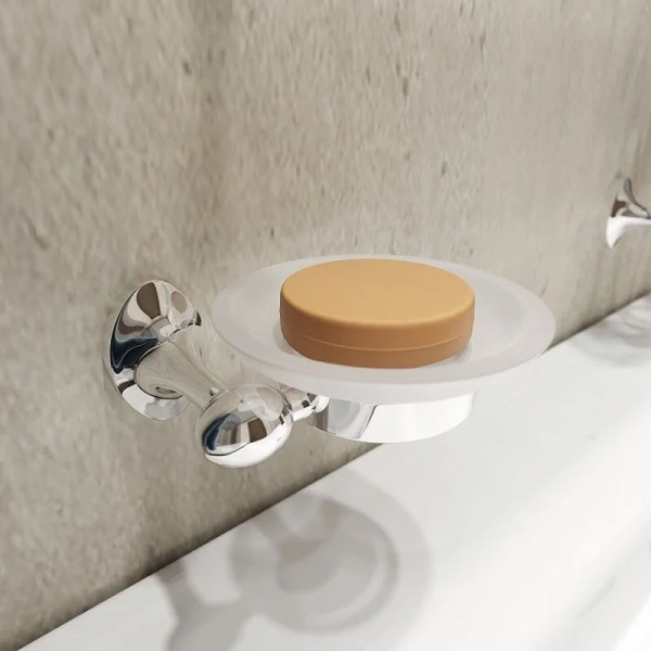 Мыльница IDDIS Male матовое стекло - фото 3