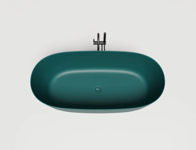 Ванна из искусственного камня Salini Sofia 170 см Sapirit глянцевый, овальные - фото 5