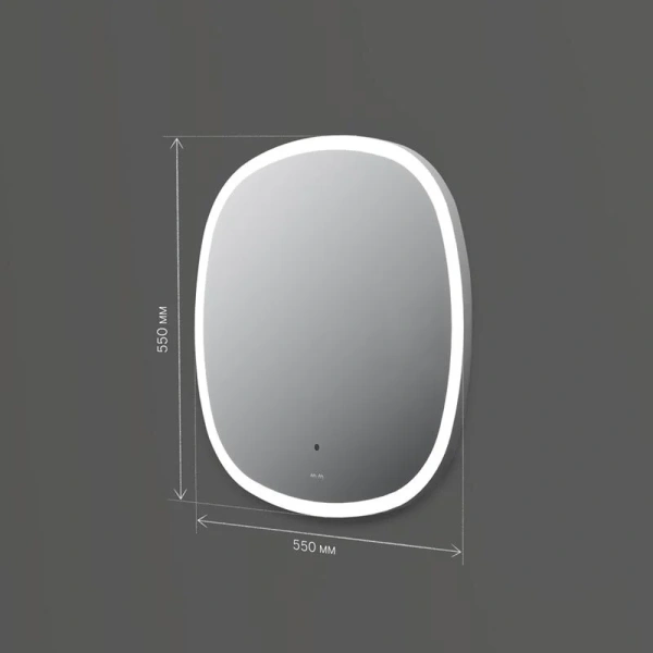 Зеркало с подсветкой Am.Pm Func 55 см равностороннее, в наличии - фото 2