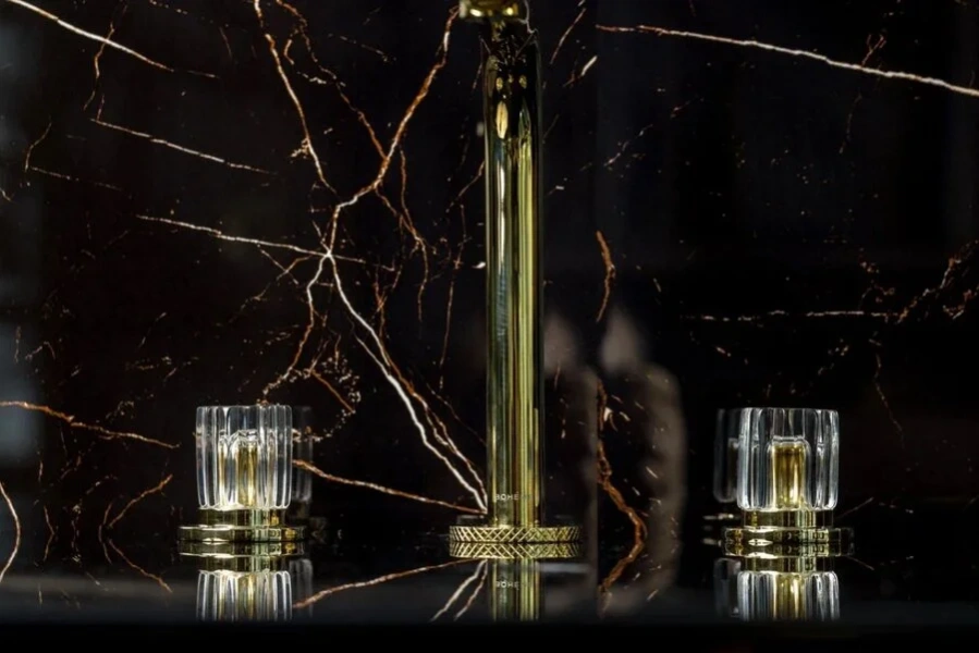 Смеситель для раковины Boheme Elegante золото, в наличии - фото 9