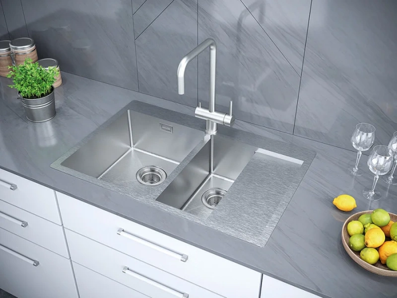 Мойка для кухни Paulmark Union PM537851 78 см прямоугольная - фото 4