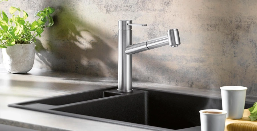 Смеситель для кухни Blanco Ambis-S нержавеющая сталь - фото 2