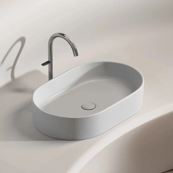 Раковина Ceramica Nova Element 60 см серая, в форме чаши, круглой формы - фото 5