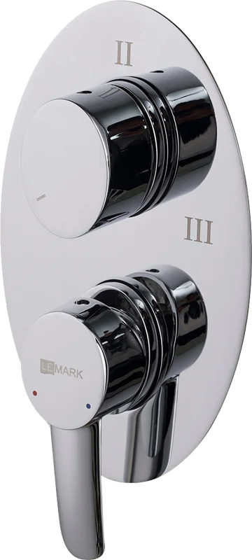 Смеситель для ванны и душа, хром Lemark Atlantiss LM3228C - фото 1