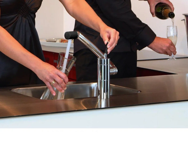 Смеситель для кухни Damixa Arc с поворотным изливом хром, в наличии - фото 10