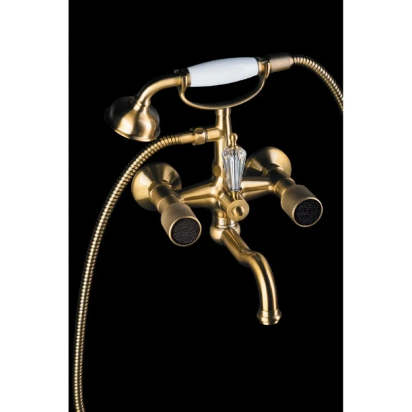 Смеситель для ванны Boheme Royal Cristal с душем - фото 3