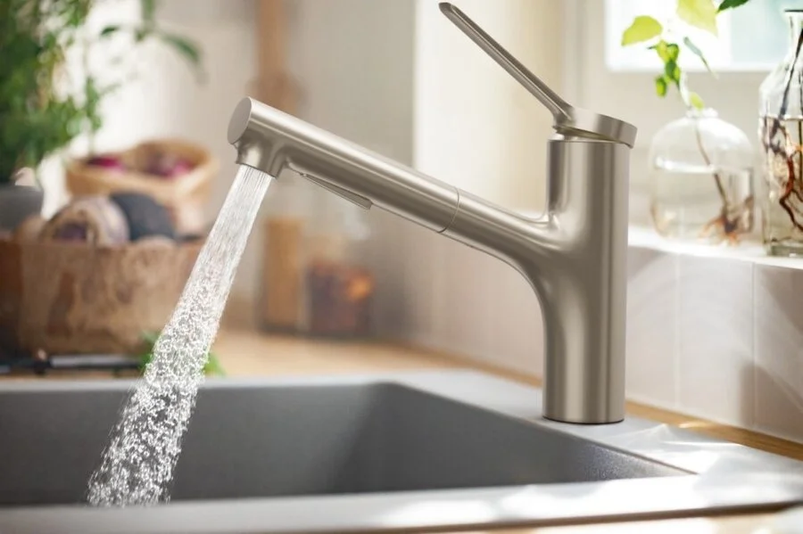 Смеситель для кухни Hansgrohe Zesis M33 сталь - фото 4