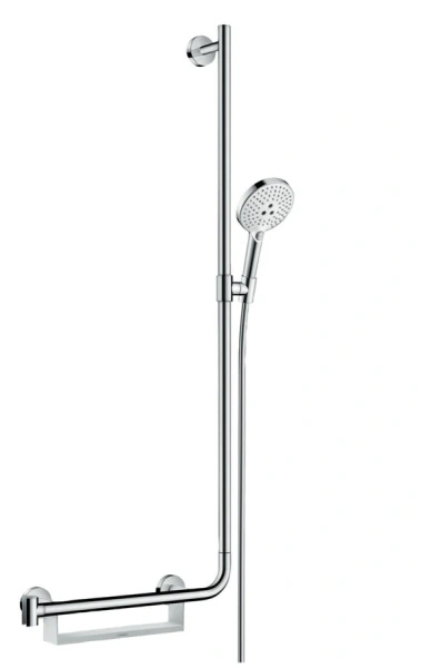Душевой гарнитур Hansgrohe Raindance Select S 2632 со съемной полочкой - фото 1