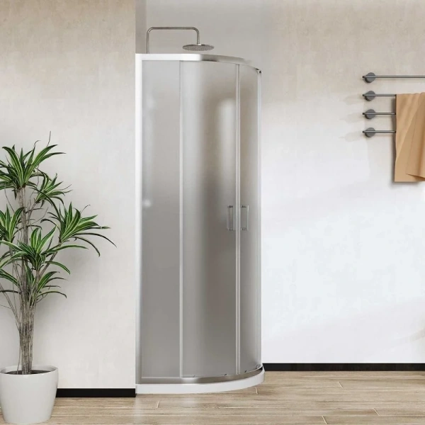 Душевой уголок Vincea City 90х90 см стекло текстурное - фото 3