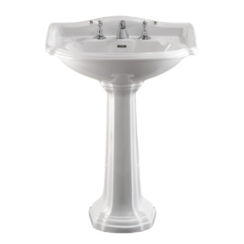 Раковина 65х50см, смеситель на 3 отверстия, Devon&Devon Oxford, подвесные - фото 2