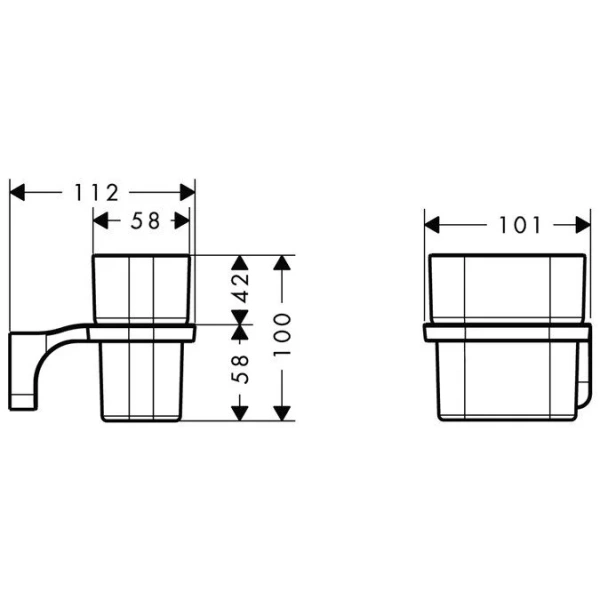 Стакан для ванной Axor Urquiola 42434000 - фото 4