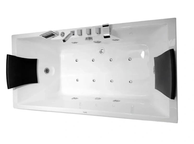 Акриловая ванна правосторонняя пристенная Gemy G9065 K R - фото 2