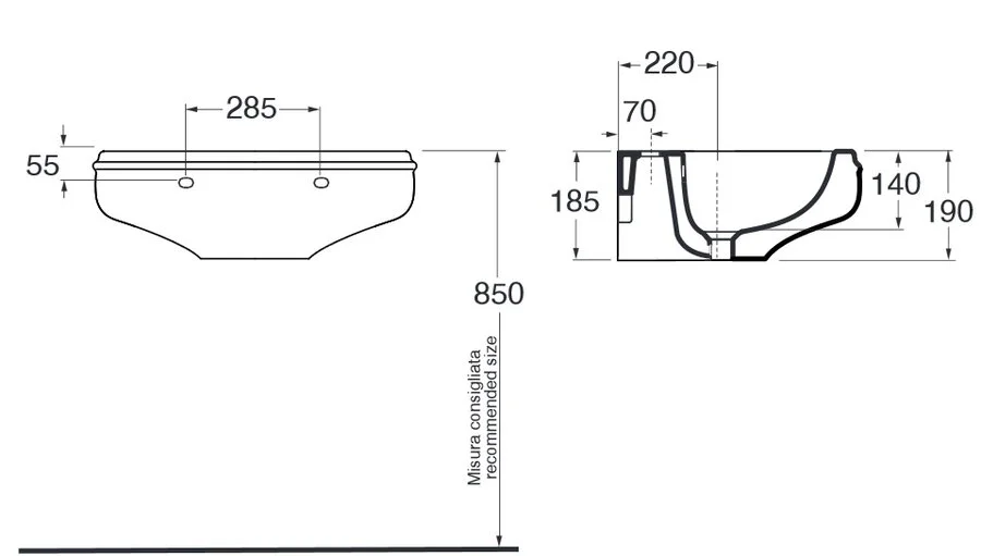 Раковина Azzurra Charme CHA270 bix1, керамические - фото 7