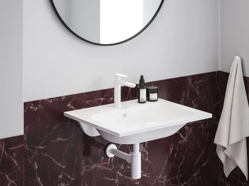 Смеситель для раковины Ravak Eleganta белый матовый, современные, hi-tech - фото 3