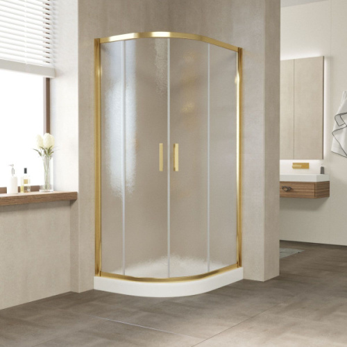 Душевой уголок стекло шиншилла Vegas-glass ZS-F 100х80 02, современные, hi-tech - фото 3