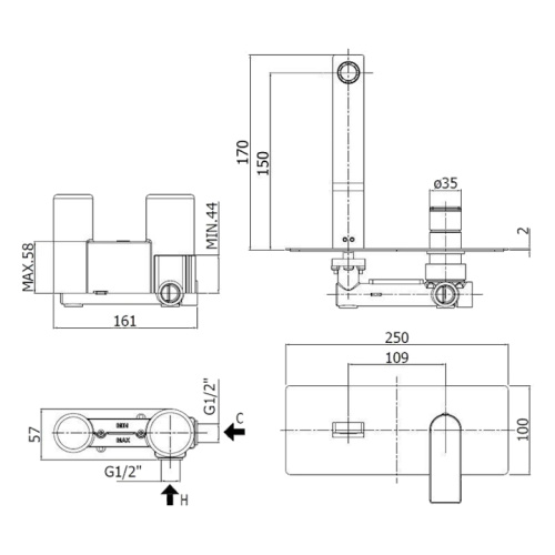 Схема, для раковины - фото 2