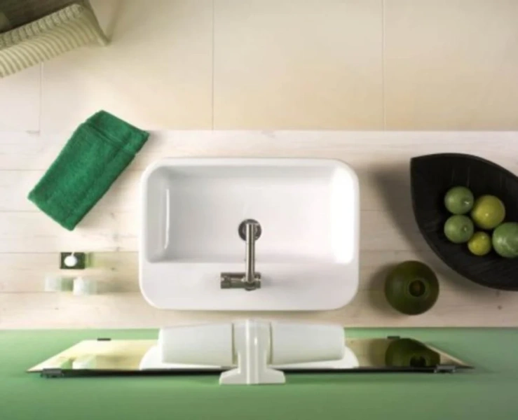 Раковина Cersanit CASPIA SQUARE UM-CAS60/1-S 59.5х42 см - фото 4