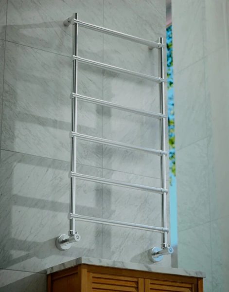 Полотенцесушитель водяной цвет:хром Margaroli 442-6, 6 секций, с нижним подключением index_1 - фото 7