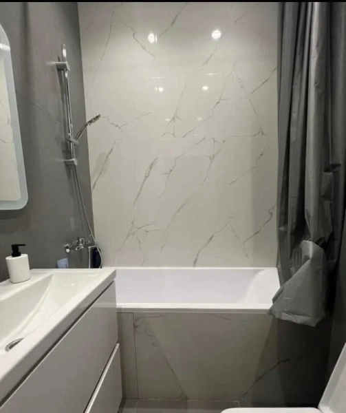 Ванна из литьевого мрамора Radianse Лазурь-2 160 x 70 см, белый, Лазурь-2 R-1600/700, приставные, встраиваемые - фото 7