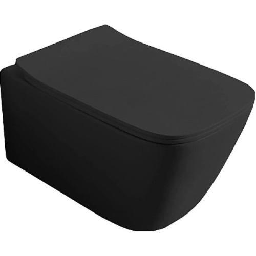 Унитаз подвесной ArtCeram A16 черный матовый - фото 1