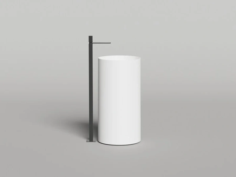 Раковина напольная Salini Armonia Round 01 с сифоном - фото 1