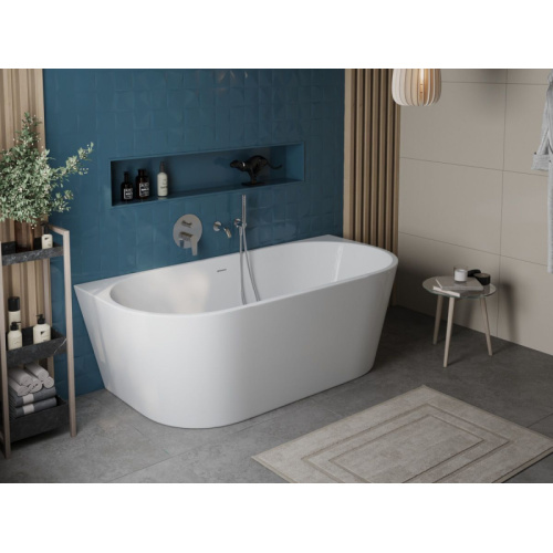 Ванна акриловая BelBagno 140x75 см белая - фото 2