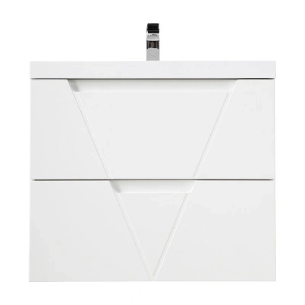 Тумба под раковину подвесная BelBagno Vittoria 70 см bianco lucido - фото 1
