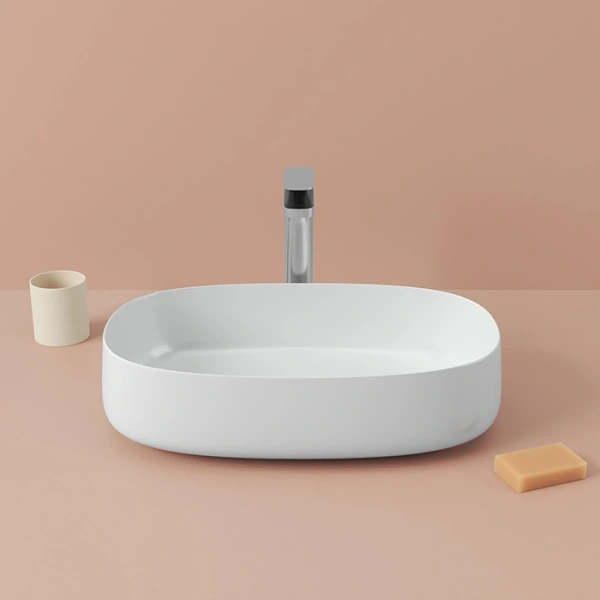 Раковина ArtCeram Cognac 55 см ombra cipro naturale - фото 4