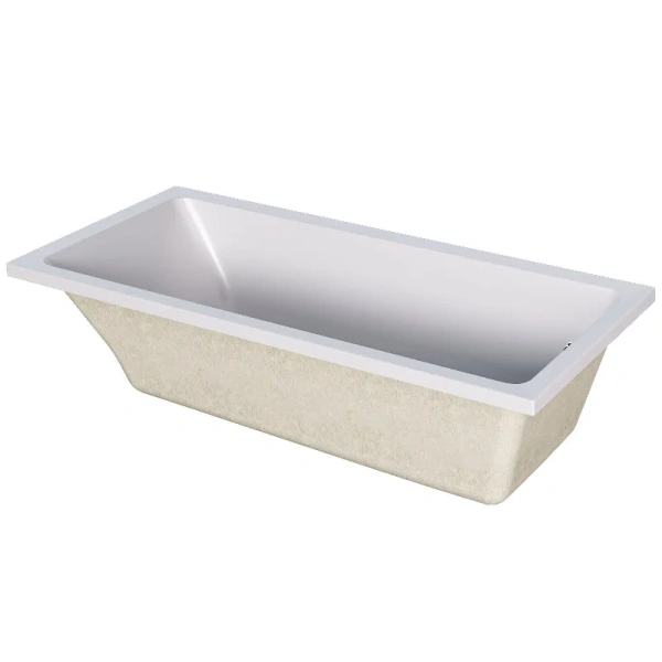 Ванна акриловая 1MarKa Bianca 01бья1880кс2+, 180 x 80 см, цвет белый, прямоугольные - фото 5