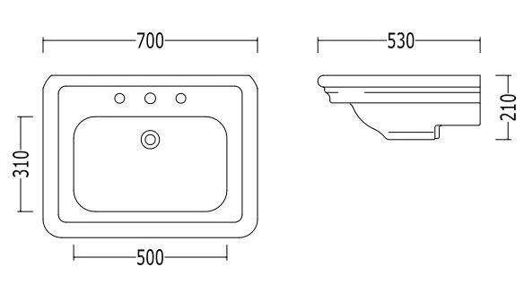 Раковина Devon&Devon Etoile IBLG(1-3)FET - фото 3