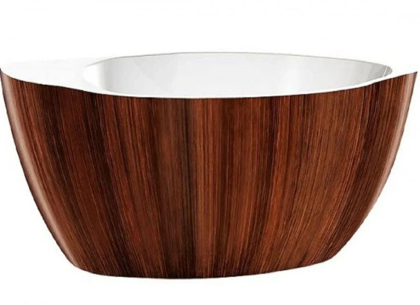 Ванна акриловая, цвет Brown Wood, Lagard Versa - фото 4