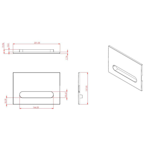 Клавиша смыва Allen Brau петроль - фото 3
