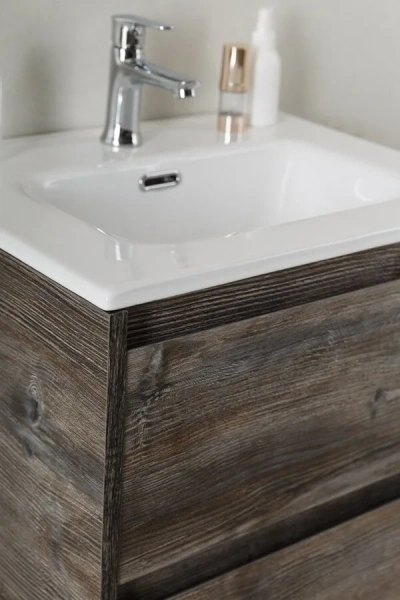 Тумба под раковину подвесная BelBagno Kraft 50 см pino pasadena, современная, hi-tech - фото 3